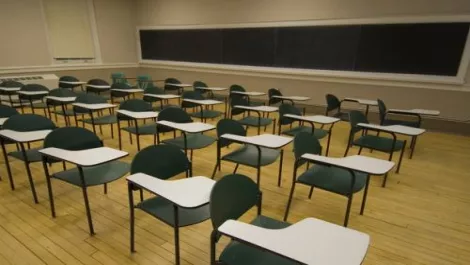 Empty classroom