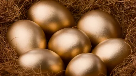 Seven eggs