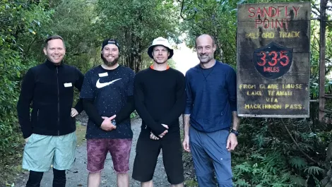 Dicker Data resellers walk the walk on the Milford Track