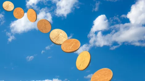 Coins cloud