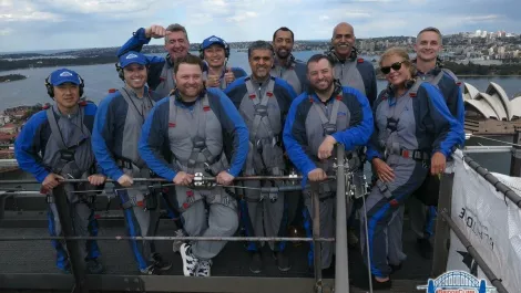 Aruba c suite atop bridge climb