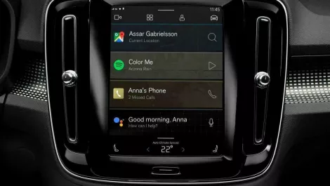 258992 fully electric volvo xc40 introduces brand new infotainment system