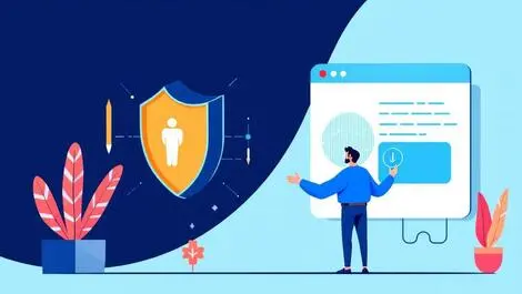 Digital shield blocking robotic web crawlers website owner controlling switch