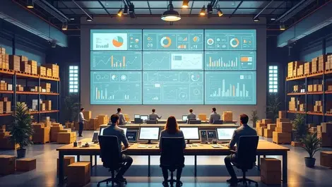 Ai agents warehouse control room monitoring supply chain ops